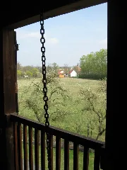 Blick Aus Der Windmühle Auf Petkus
