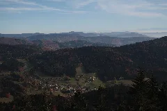 Blick Ins Tal Vom Turm Hochblauen
