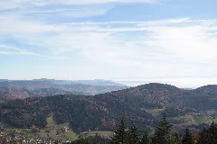 Blick Über Den Südschwarzwald Vom Hochblauen