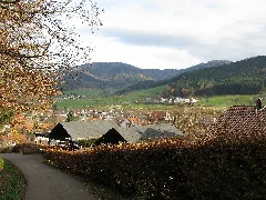 Blick Über Elzach Ins Reichenbachtal