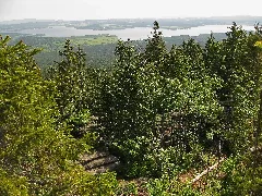 Blick Vom Bärenstein (1.077M) Auf Den Moldaustausee In Tschechien 2014 05 Ndoö 284