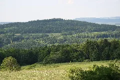 Blick Vom "Heimatblick" Bei Leubach Nordwärts Zum Streufelsberg