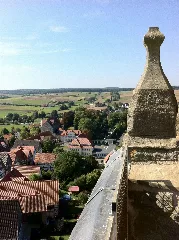 Blick Vom Kirchturm Zur Wolfhager Burg Mit Renthof Und Zehntscheune