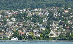 Blick Vom Zürichsee Auf Erlenbach (2009)