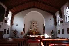 Bodensdorf Neue Pfarrkirche Heiliger Josef Innenansicht