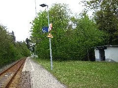 Boppard Hunsrückbahn Haltepunkt Fleckertshöhe Richtung Boppard