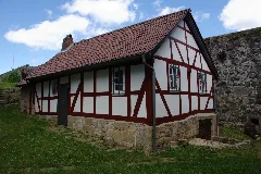Breitenbach Am Herzberg Burg Herzberg Half Timbered Building I Hochburg