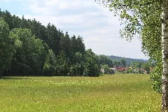 Breitenbach (Schleusingen), Das Vessertal, Blick Zum Dorf
