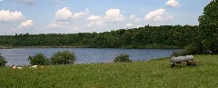 Brinkenweiher Lake Westerwald Germany