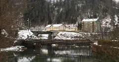 Bruecke Koehlerzentrum, Hieflau, Austria