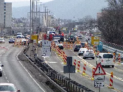 Brückenarbeiten Europabrücke Koblenz 02 2011