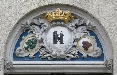Brugg, Kornhaus, Tympanon