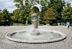 Brunnen Kastanienrondell Bad Nauheim
