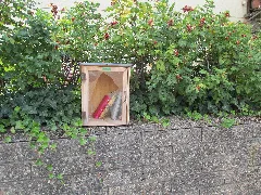 Bücherschränkchen, 1, Leihgesterner Straße 1A, Großen Linden, Linden, Landkreis Gießen