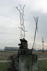 Bühler Pietà Von Bernhard Philipp (1948 2013) In Offenburg Bühl, Im Hintergrund Das Tesa Werk
