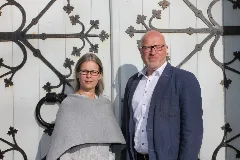 Bürgervorsteherin Und Bürgermeister Gemeinde Leck 2016