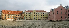 Buetzow Schlossplatz Panorama 2009 03 04