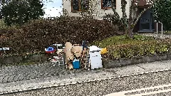Bully Waste On Parking Lot