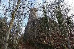 Burg Bärenfels Bei Wehr (Baden) 2016 Südansicht