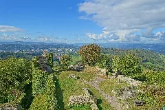 Burgruine Küssaburg Blick Vom Bergfried