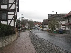 Bushaltestelle Mitte, 1, Gensungen, Felsberg, Schwalm Eder Kreis