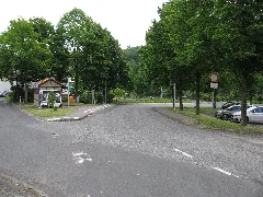 Bushaltestelle Mitte, 1, Wahnhausen, Fuldatal, Landkreis Kassel