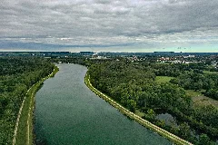 By Lech Near Rain Aerial