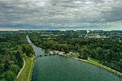 By Lech Near Rain Power Station Aerial