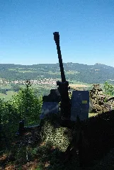 Canon De Dca 7.5 De 1938 Au Fort De Pré Giroud 18 08 2012