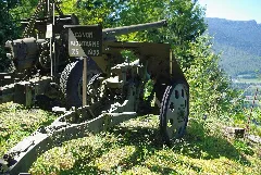 Canon De Montagne 7.5 De 1933 Au Fort De Pré Giroud 18 08 2012