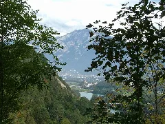 Chur Seen From Tamins