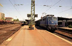 Class 110 Electric Locomotive At Karlsruhe Geo.hlipp.de 4229
