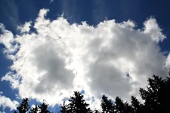 Clouds With Sun Behind