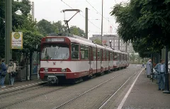 Coupled Trams Outside Neuss Hbf Geo.hlipp.de 4093