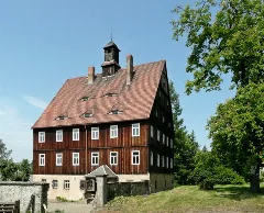 Cunnersdorf Blick Auf Das Verwaltungsgebäude Des Forsthofes Geograph.org.uk 8465