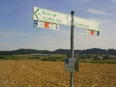 Cycling Route Signs Westhausen