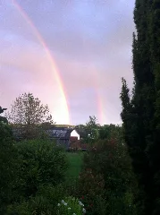 D Bw Kn Mühlingen Gallmannsweil Zwei Regenbögen