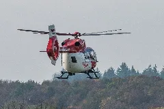 D Hdsf "Christoph München" Im Schwebeflug