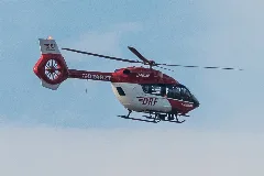 D Hdsf Intensivtransporthubschrauber "Christoph München" Im Flug