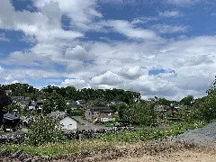 Dahlem Blick Vom Teichweg Nach Westen