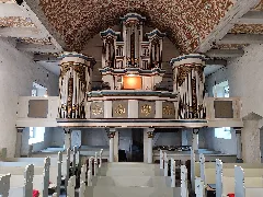 Dallmin (Karstädt), Dorfkirche, Orgel (05)