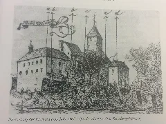 Darstellung Burg Wernberg Aus Dem Jahr 1667 Quelle Marktarchiv Wernberg Köblitz