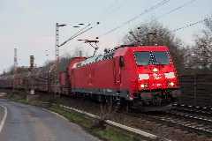 Dbag Class 185 2 Bombardier Traxx F140 Ac2 Bornum Hannover Germany