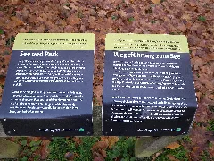 Dessau Großkühnau,Weinberghaus Infotafel