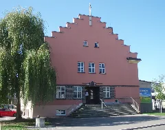 Die Jahnhalle In Günzburg, Vorderseite