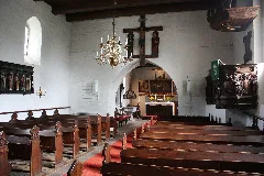 Die Schobüller Dorfkirche Innenansicht