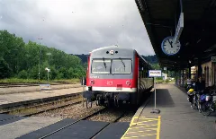 Diesel Railcar At Freudenstadt Geo.hlipp.de 4645