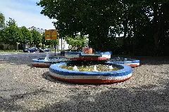Dithmarschen, Marne, Brunnen Am Stöfenpark Nik 7842