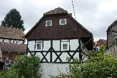 Dittelsdorf Neue Gasse 20 Giebel Fachwerkhaus Mit Dachüberstand