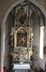 Döllach Filialkirche St Andreas Hochaltar2